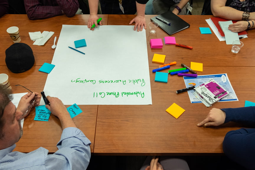 Brainstorming ideas to reduce no-show rates at Eastern Health