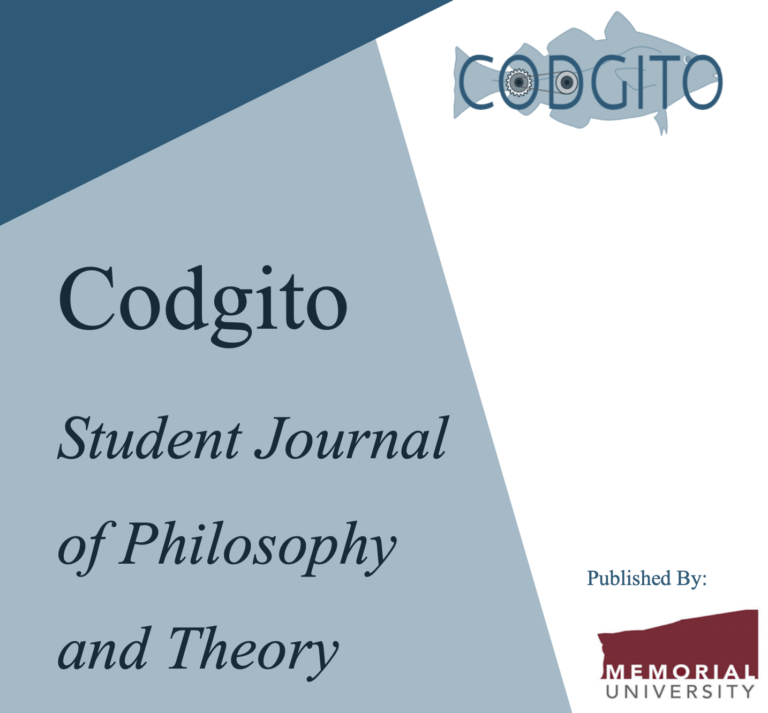 The Revival of Memorial’s Philosophy Journal: Codgito, Journal of Philosophy & Theory