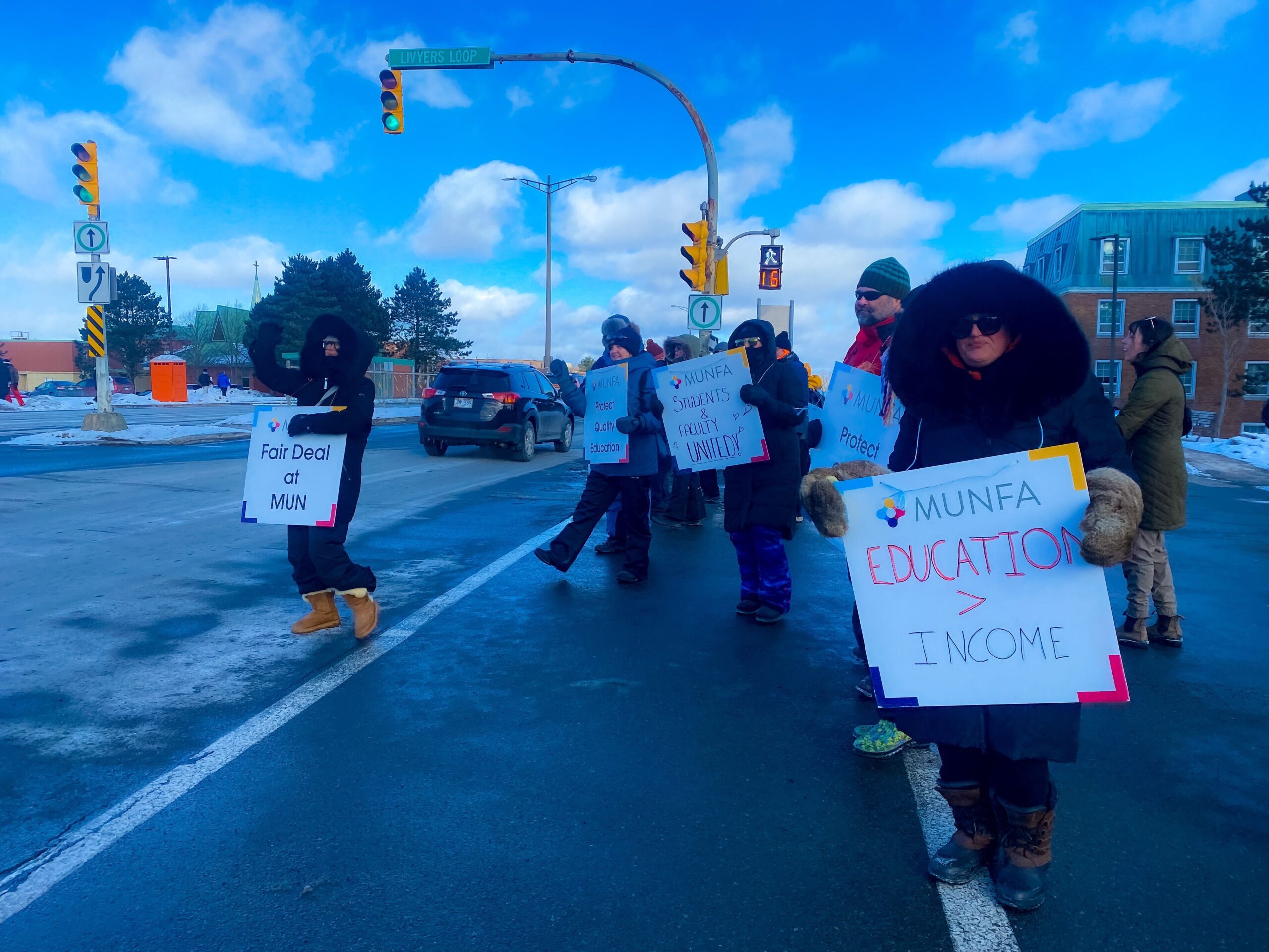 Crossing the picket lines Why is admin not ensuring student safety