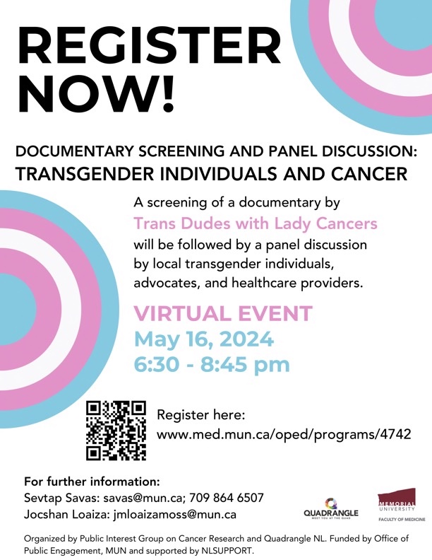 Transgender Individuals and Cancer Event RegisterNow