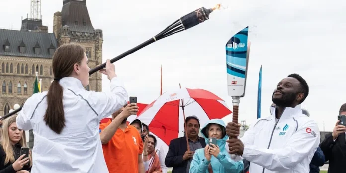 canada summer games torchbearer torch sports