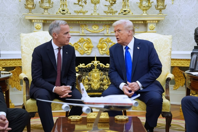 Carney and Trump meeting at White House